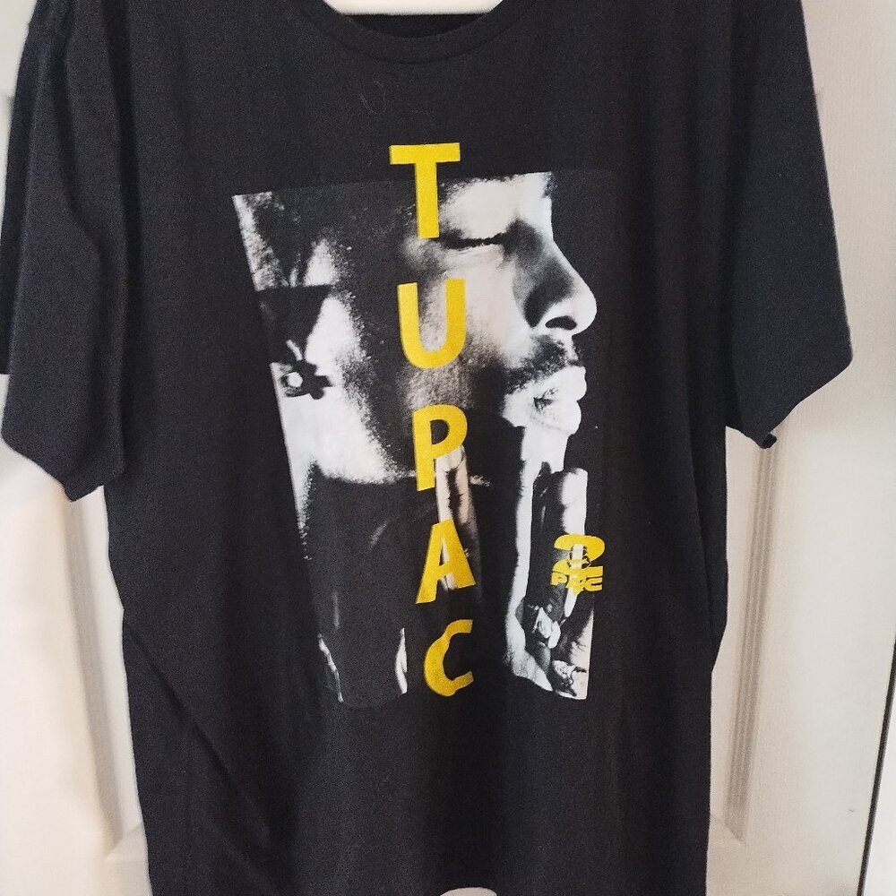 TUPAC MENS BAND TEE (xxl)